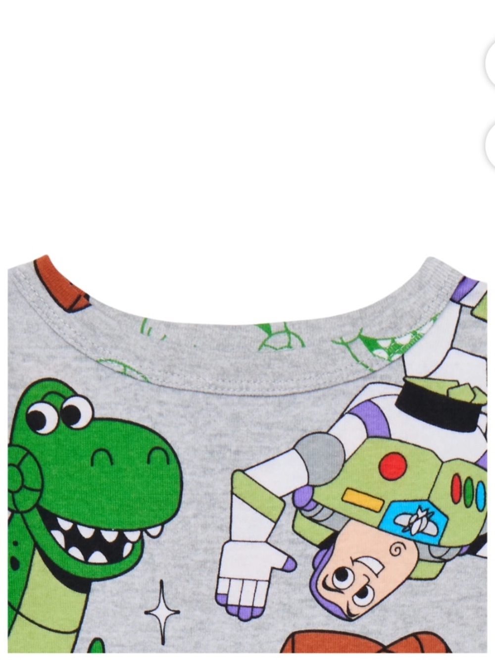 Toy Story Toddler Unisex Gray 2 PC LS Pajama Set Size 5T NWT - Picture 4 of 11